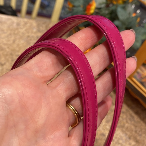 Vera Bradley Quilted Tote Fuchsia Shoulder Bag Purse - Picture 10 of 17